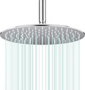 All Metal Rain Shower Head 12in - Heavy Duty Stainless Steel