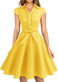 Wedtrend Women's 1950s Retro Rockabilly Dress for Elegance