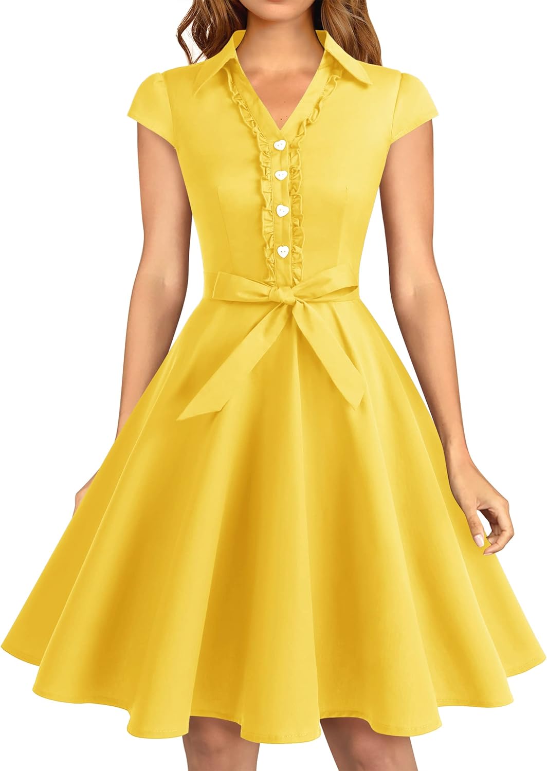 Wedtrend Women's 1950s Retro Rockabilly Dress for Elegance