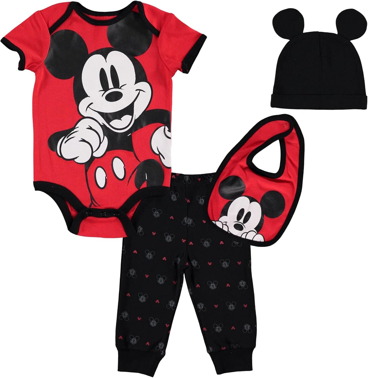 Mickey Mouse 4-Piece Set: Adorable Baby Outfit