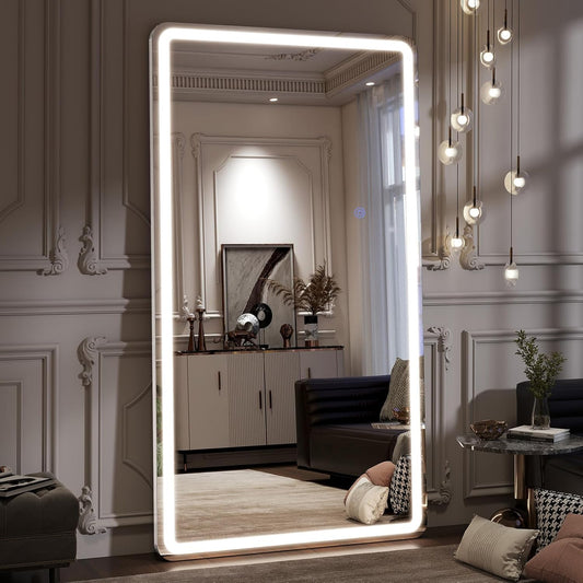 VooBang 76inx34in Large LED Full Length Mirror with Lights