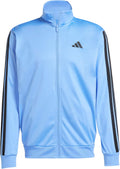 adidas Men's 3-Stripes Tricot Track Top - Classic Sport Layer balances