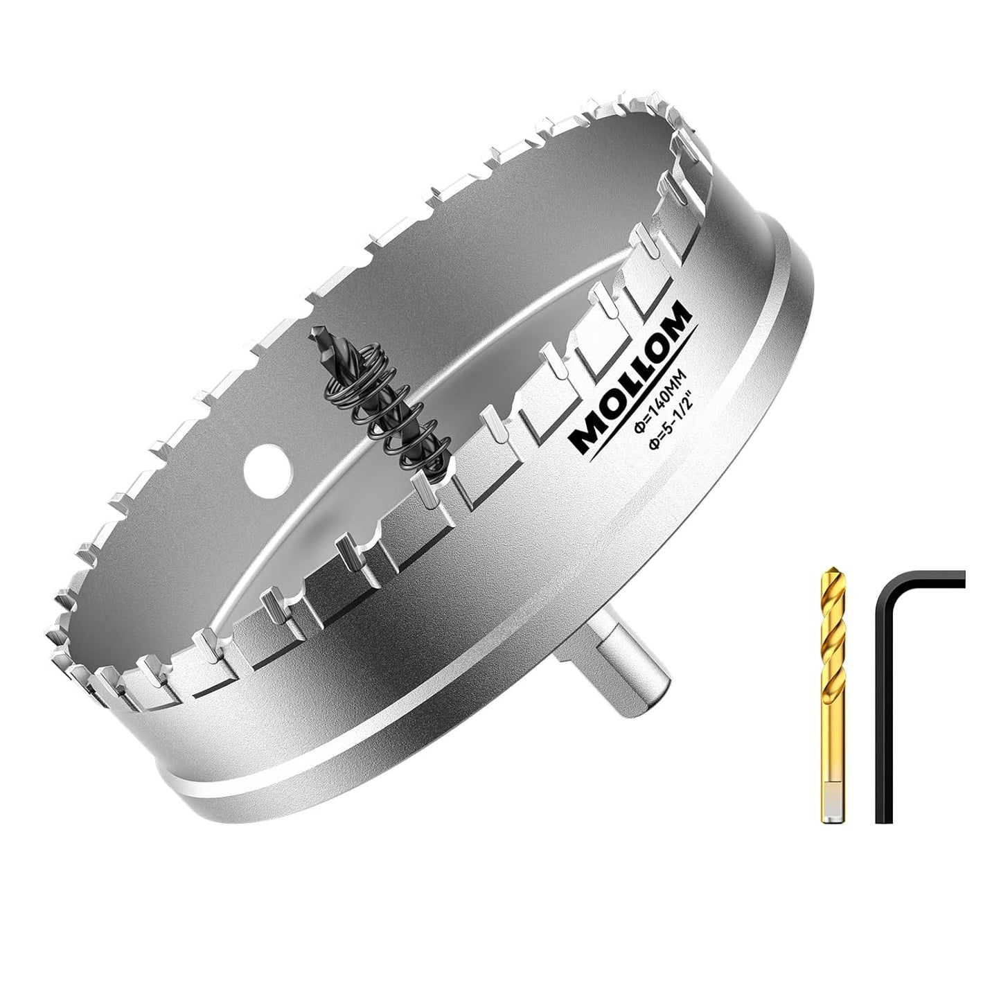Mollom Heavy Duty Carbide Hole Saw for Stainless Steel Cutting
