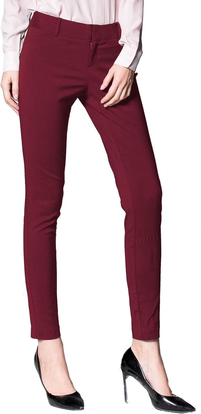Satinato Women's Straight Pants for Casual and Business Wear