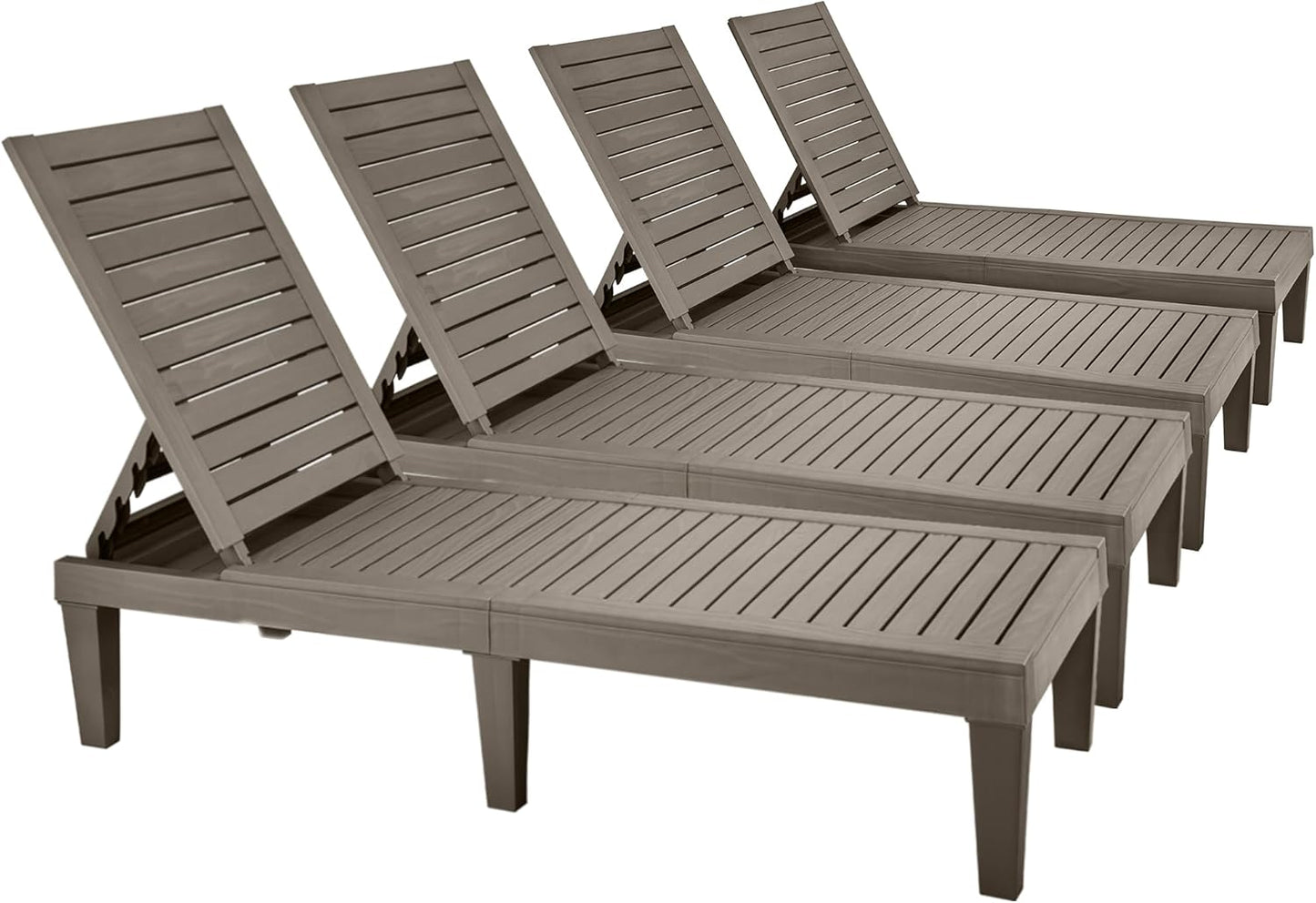 YITAHOME Patio Chaise Lounge Set of 4 for Ultimate Relaxation