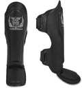 Top King New Pro Leather Shin Guards for Muay Thai - Lightweight