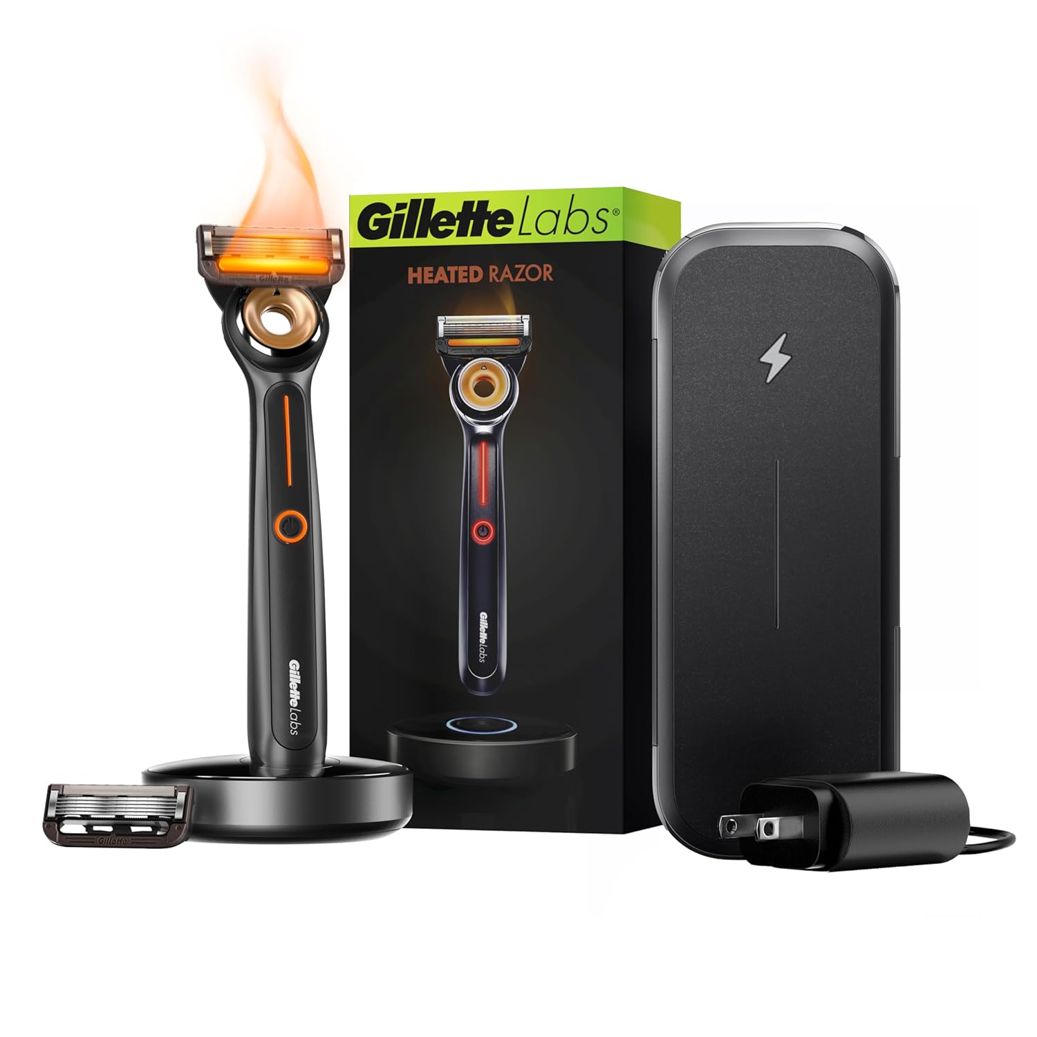 Gillette Heated Razor for Men - Deluxe Travel Shave Kit Review