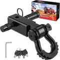 Nilight Anti-Theft Shackle Hitch Receiver for Heavy Duty Towing