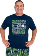 Zubaz NFL Men's Team Graphic T-Shirt - Bold, Comfortable Fit Sports