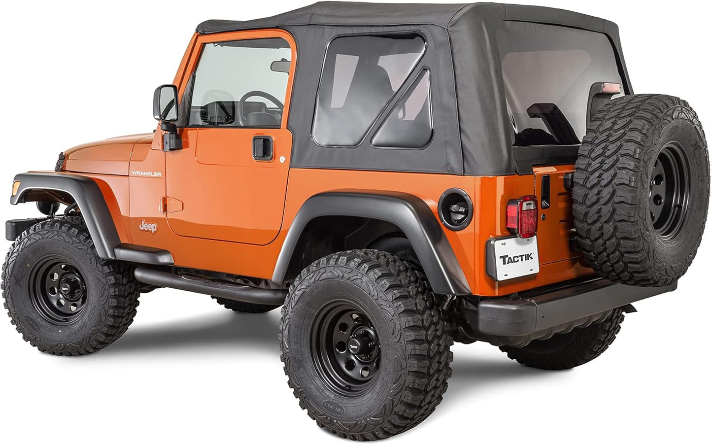 TACTIK Fabric Replacement Soft Top for Jeep Wrangler TJ 1997-2006