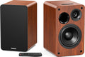 Saiyin Bluetooth Bookshelf Speakers for Record Player - Powered Studio