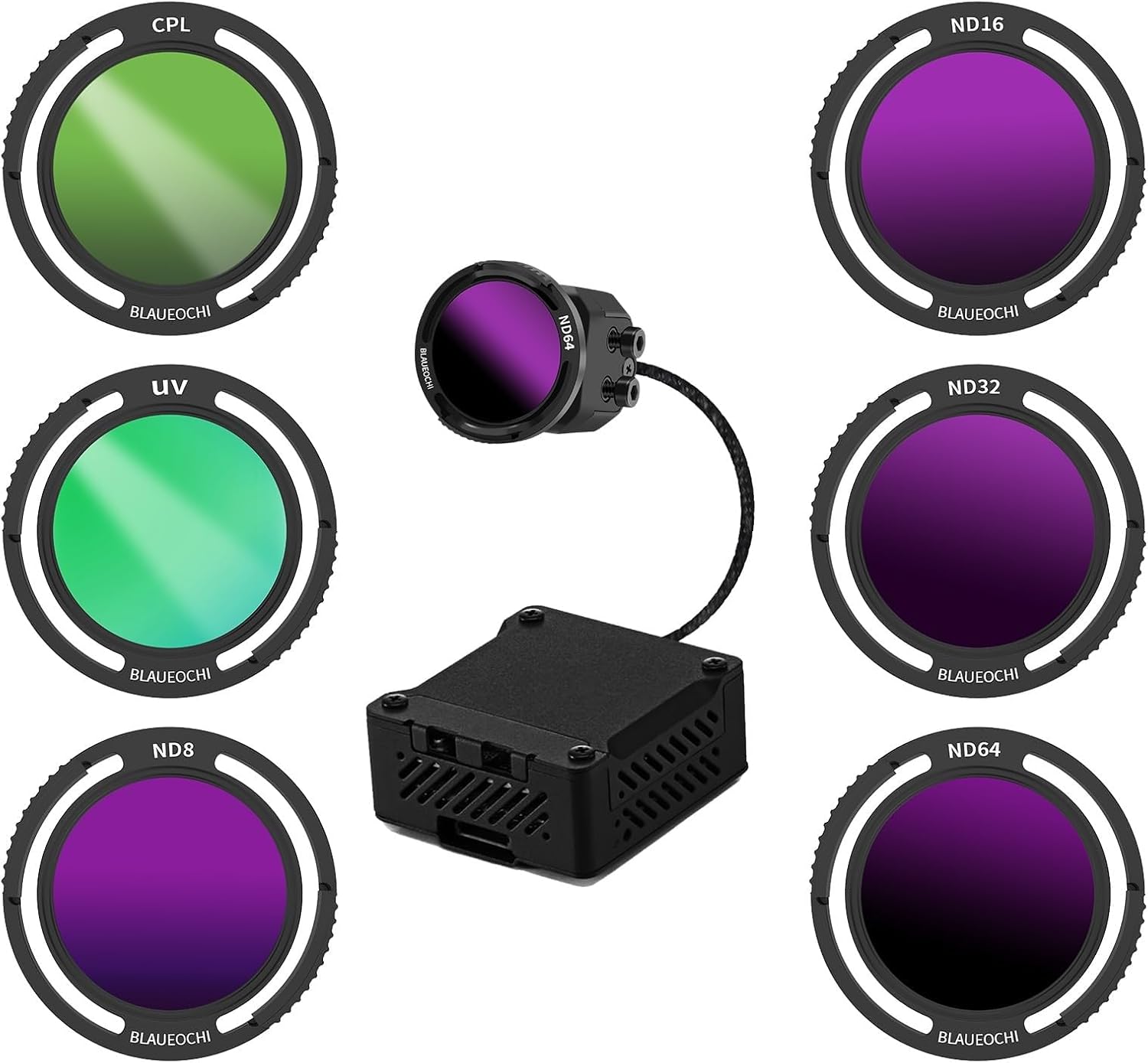 Upgraded ND Filters Set for DJI AVATA and O3 Air Unit