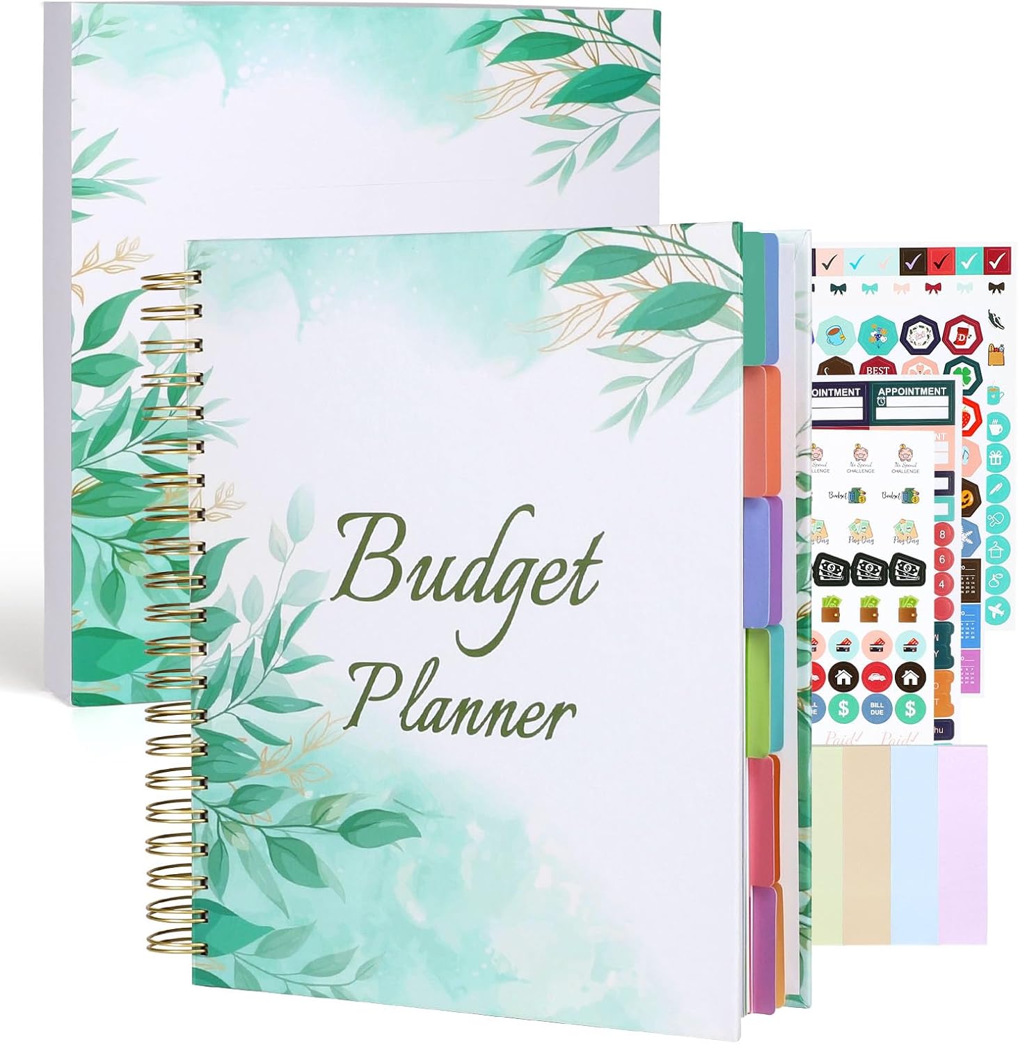 Budget Planner 2025 with Pockets & Stickers