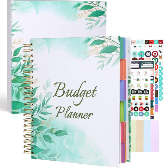 Budget Planner 2025 with Pockets & Stickers