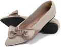 Pointed Toe Ballet Flats for Women - Comfortable Slip On Dressy Flats