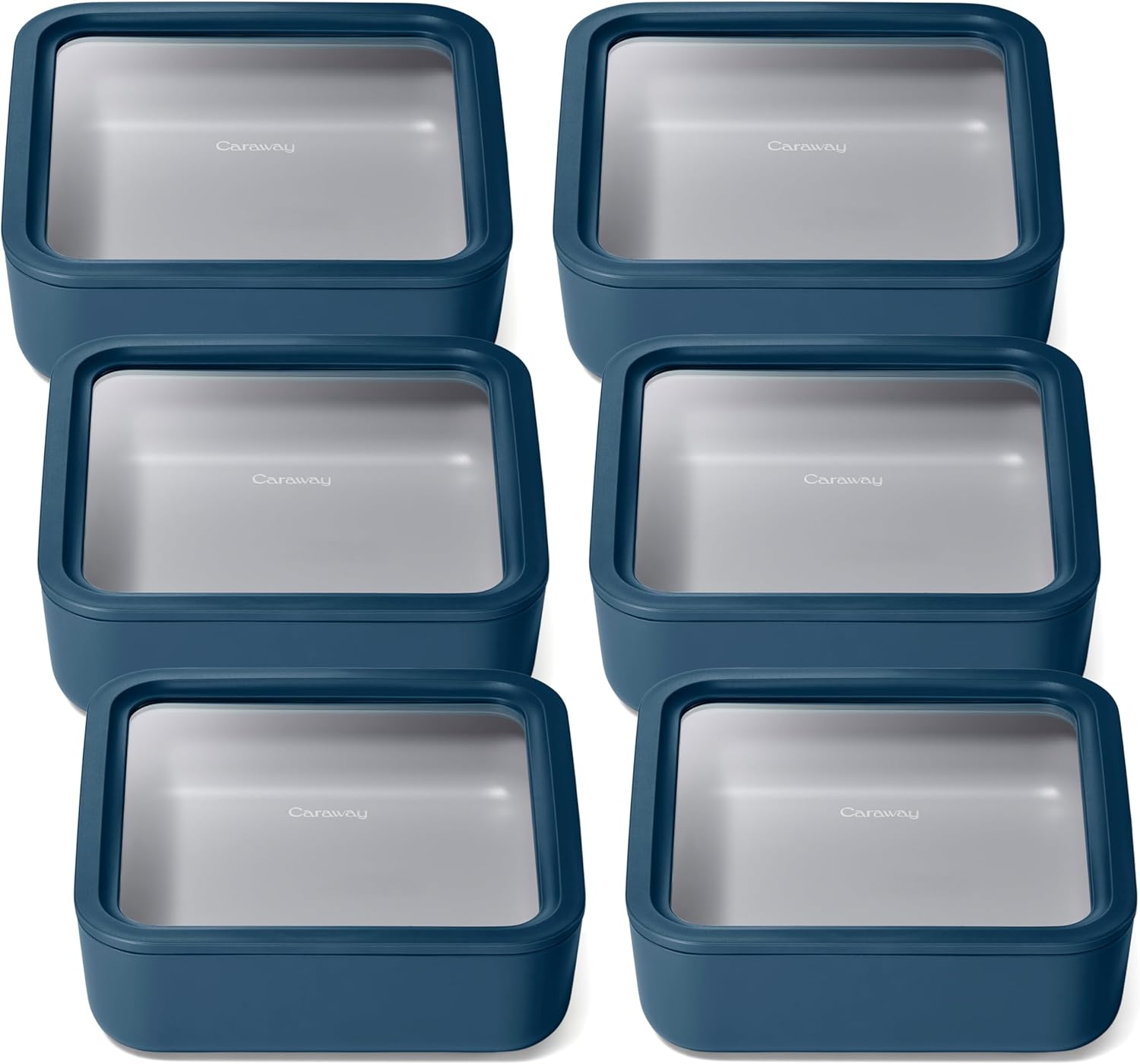 Caraway 6pc Glass Food Storage Set for Fresh and Organized Meals