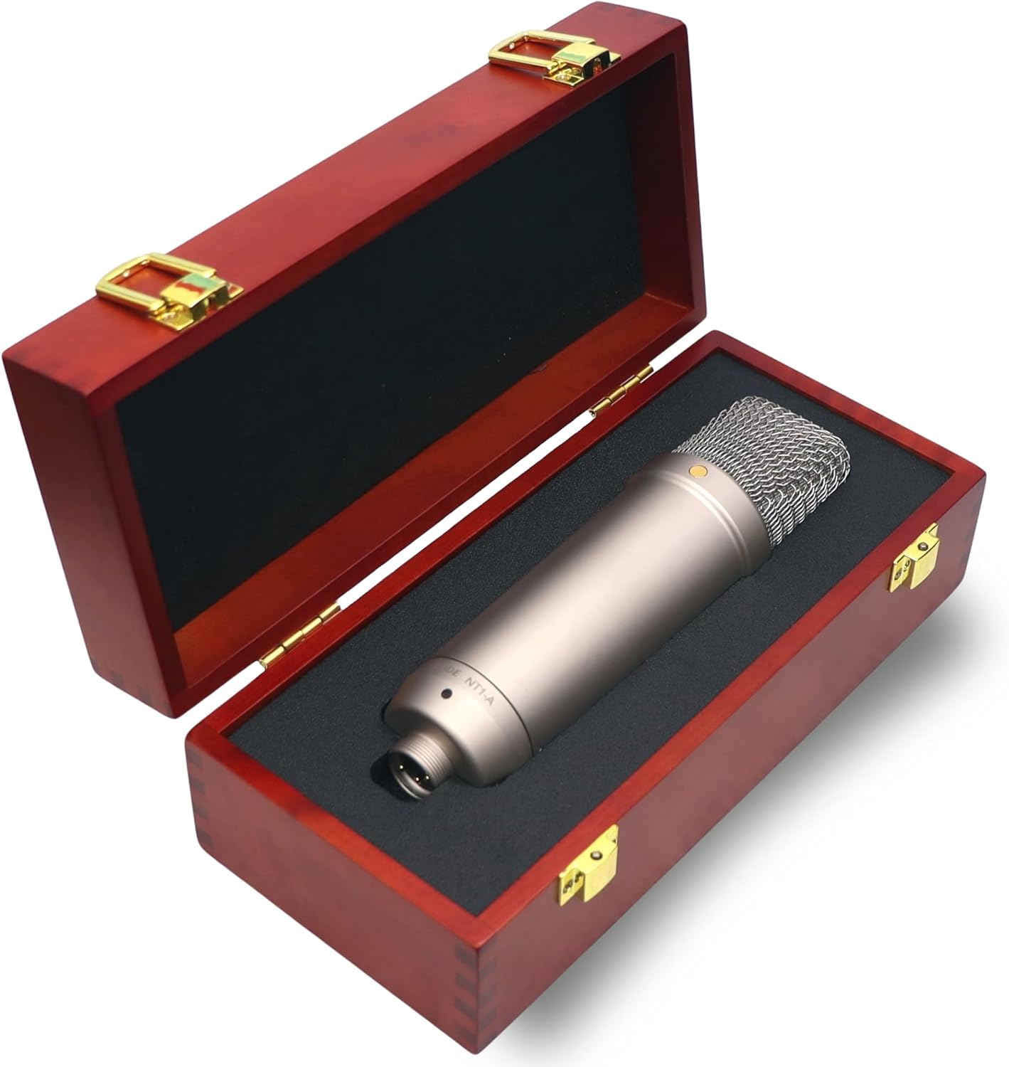 Microphone Case For Rode NT1 | Premium Wooden Box Protection