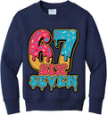 Kids Santa Ugly Christmas Crewneck Sweatshirt - Funny Holiday Prize