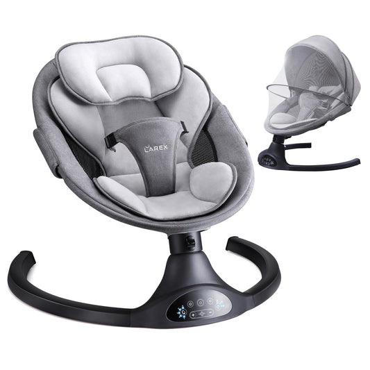 LAREX Baby Swing Electric Toddler Rocker with Remote Control