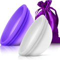 Reusable Menstrual Disc Set of 2 - Soft, Leak-Proof Protection