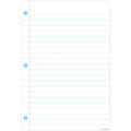 Smart Poly Chart Notebook Page Lined 13 in x 19 in - Durable Dry-Erase
