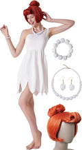 Cavewoman Costume Dress 5-Piece Set - Complete Halloween Look