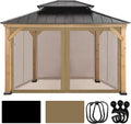 Coastshade Gazebo Canopy Mesh Walls Replacement 10x12 - Bug Protection