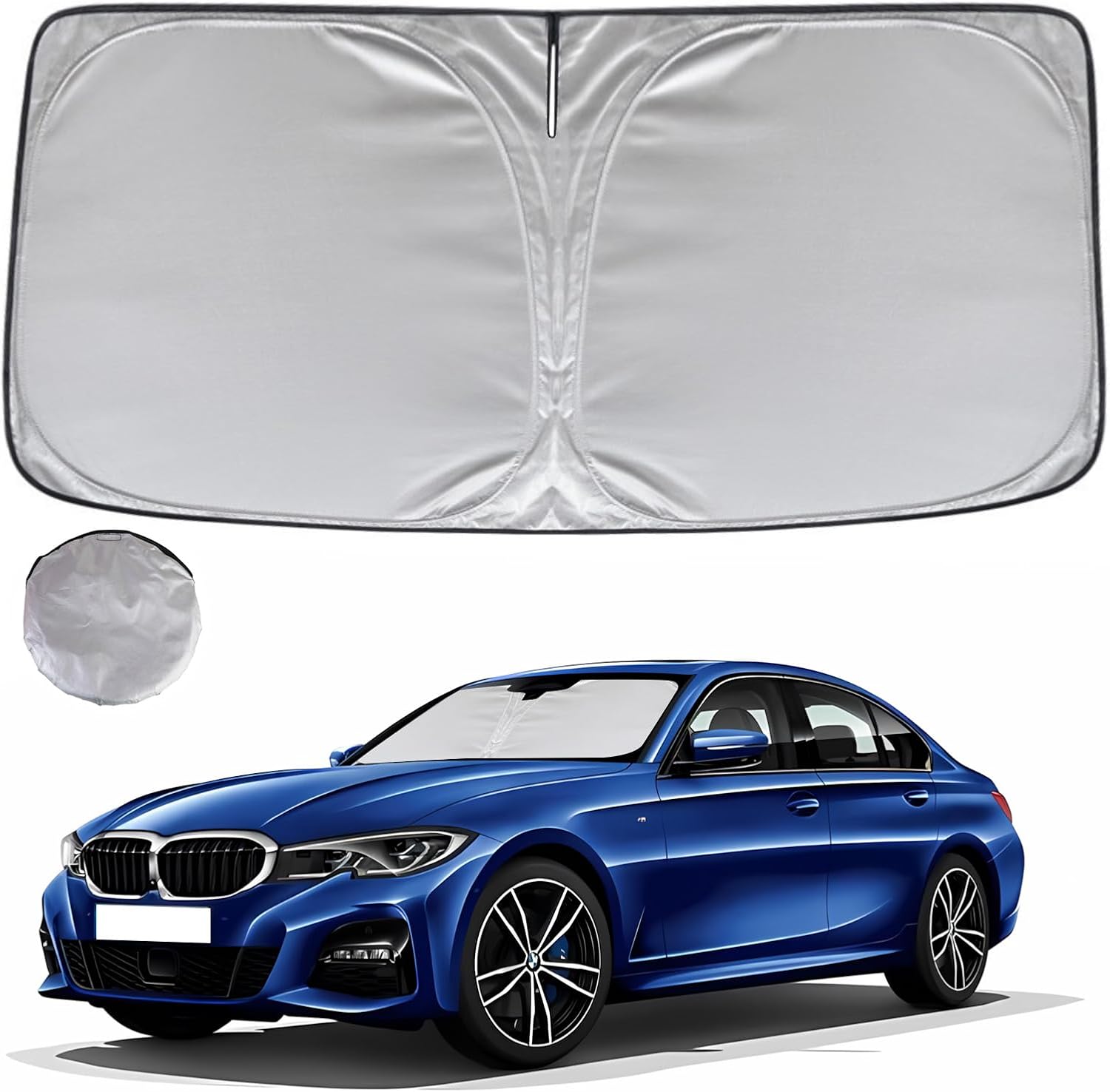 KAYZT Windshield Sun Shade for BMW 3 Series 2019-2025 Models