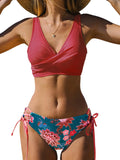 CUPSHE Women's Front Cross Lace Up Bikini Set - Flattering, Supportive