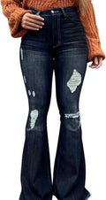 Chic High Rise Flared Jeans for Women with Vintage Vibe