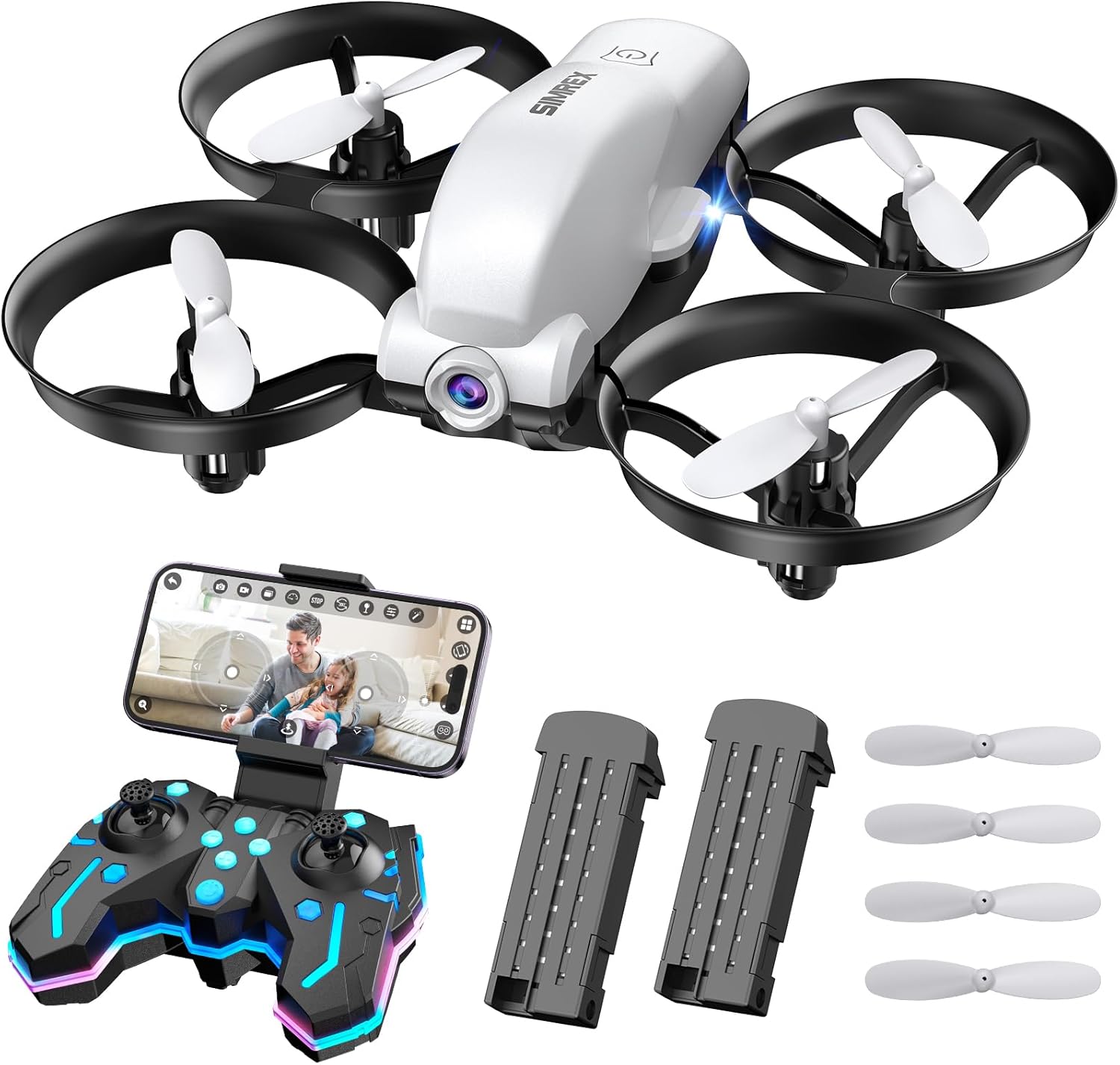 SIMREX X700 Drone: HD Camera, WiFi FPV, Altitude Hold, 360Flip