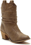Charles Albert Women's Modern Western Cowboy Distressed Boot - Comfy 2