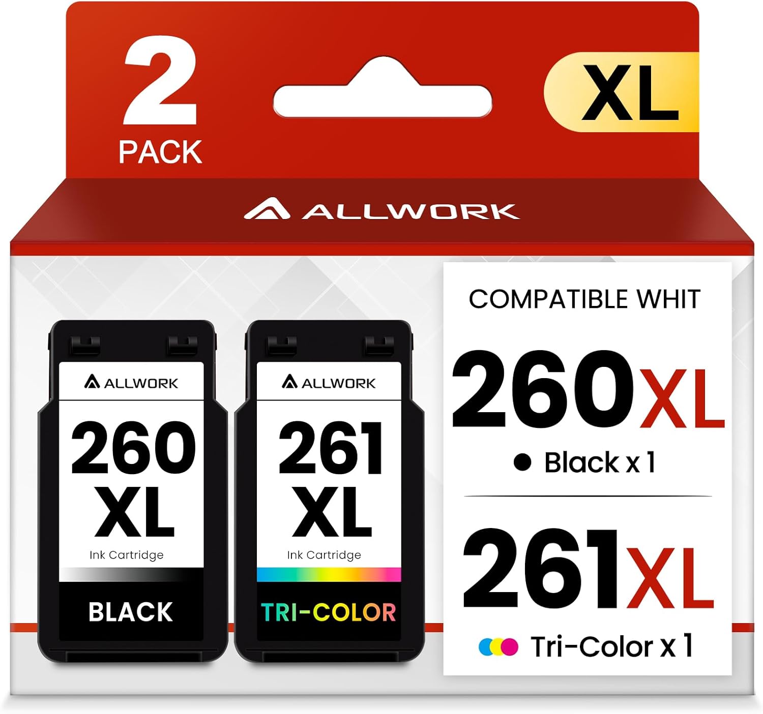 260XL 261XL Replacement Ink Cartridges for Canon Printers