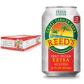 Reed's Zero Sugar Extra Ginger Beer 24 Pack - Bold Fresh Ginger