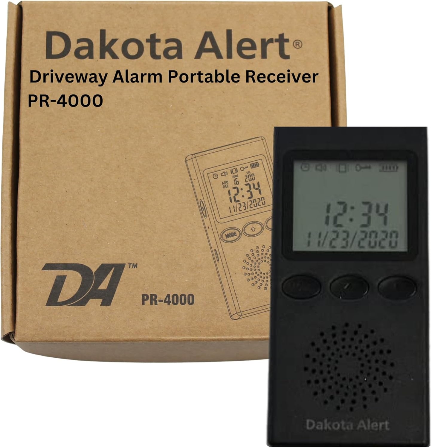 Wireless Driveway Alarm Portable Receiver PR-4000 for Safety
