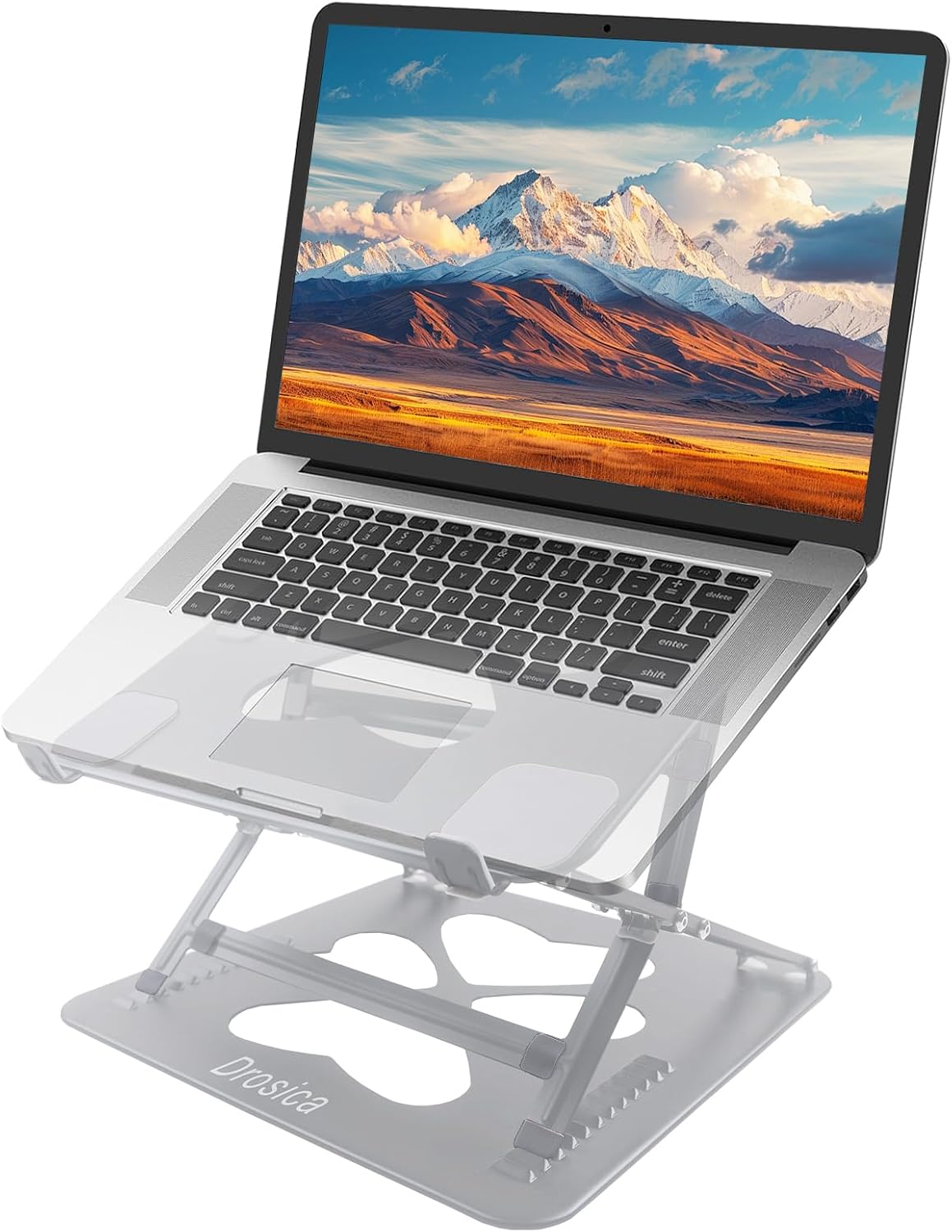 Drosica Adjustable Laptop Stand - Up to 55 lbs, 10-20'' Laptops