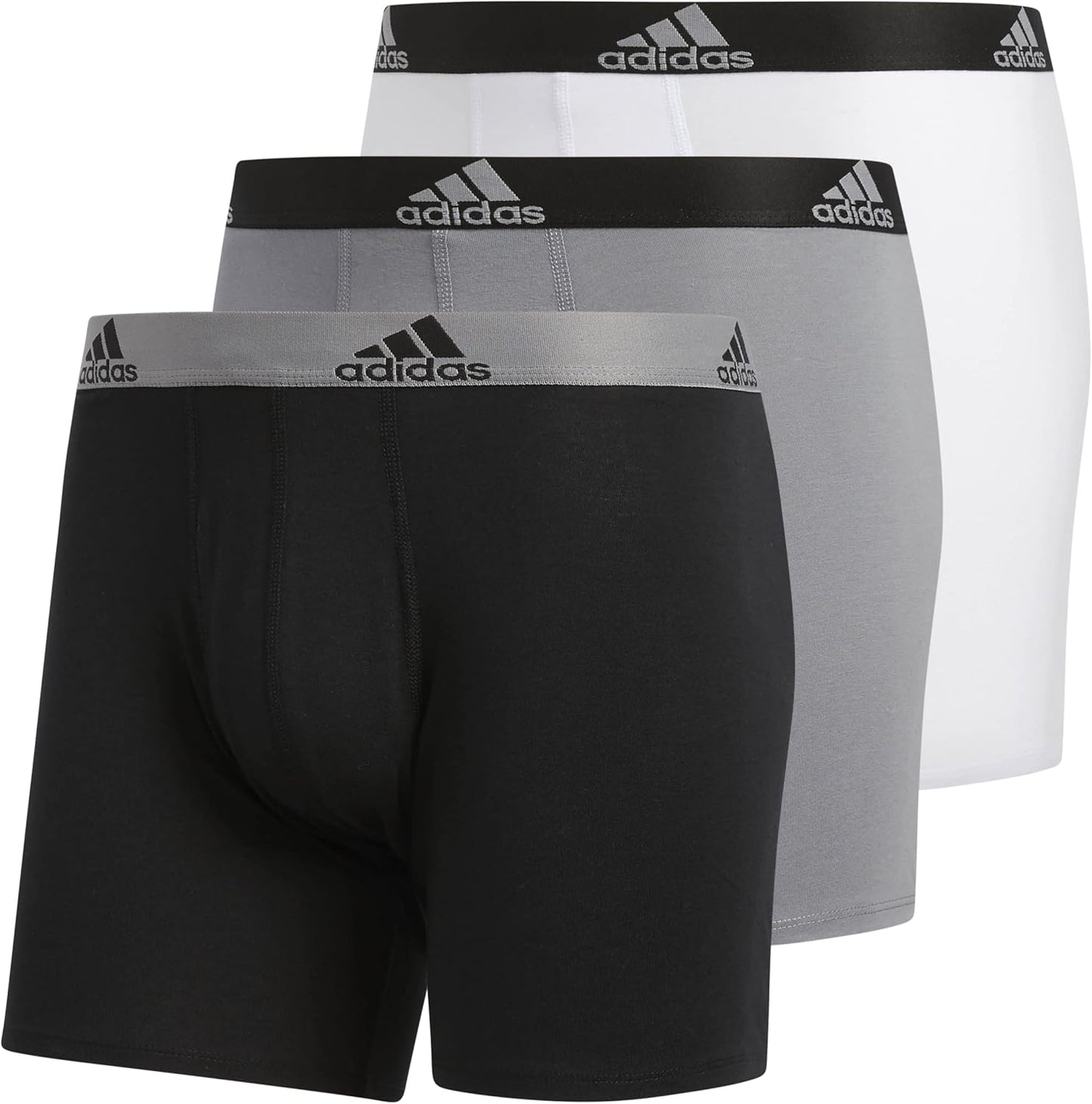 adidas Men's Performance Stretch Cotton Boxer Briefs 3-Pack Review