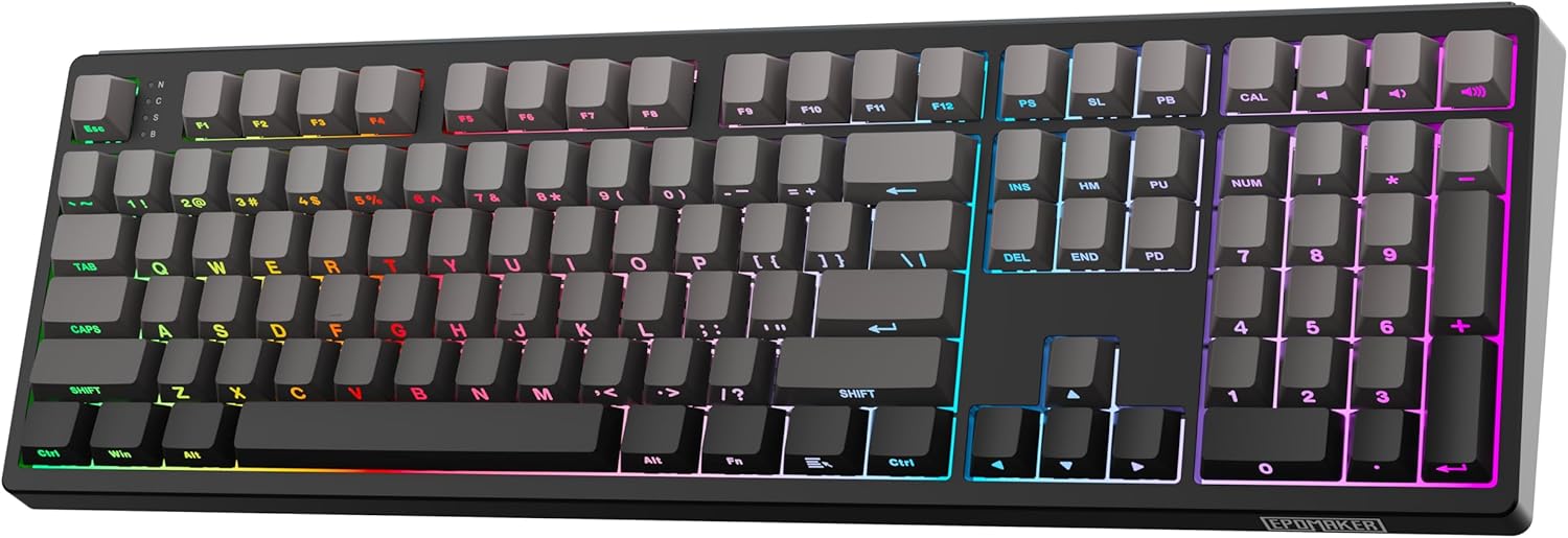EPOMAKER TH108 Full Size Mechanical Keyboard for Gamers