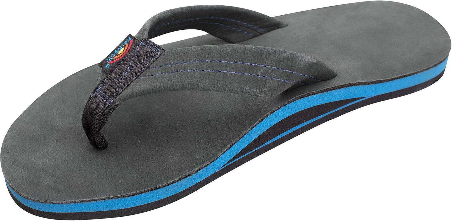 Rainbow Sandals Men's Single Layer Premier Leather Flip Flops