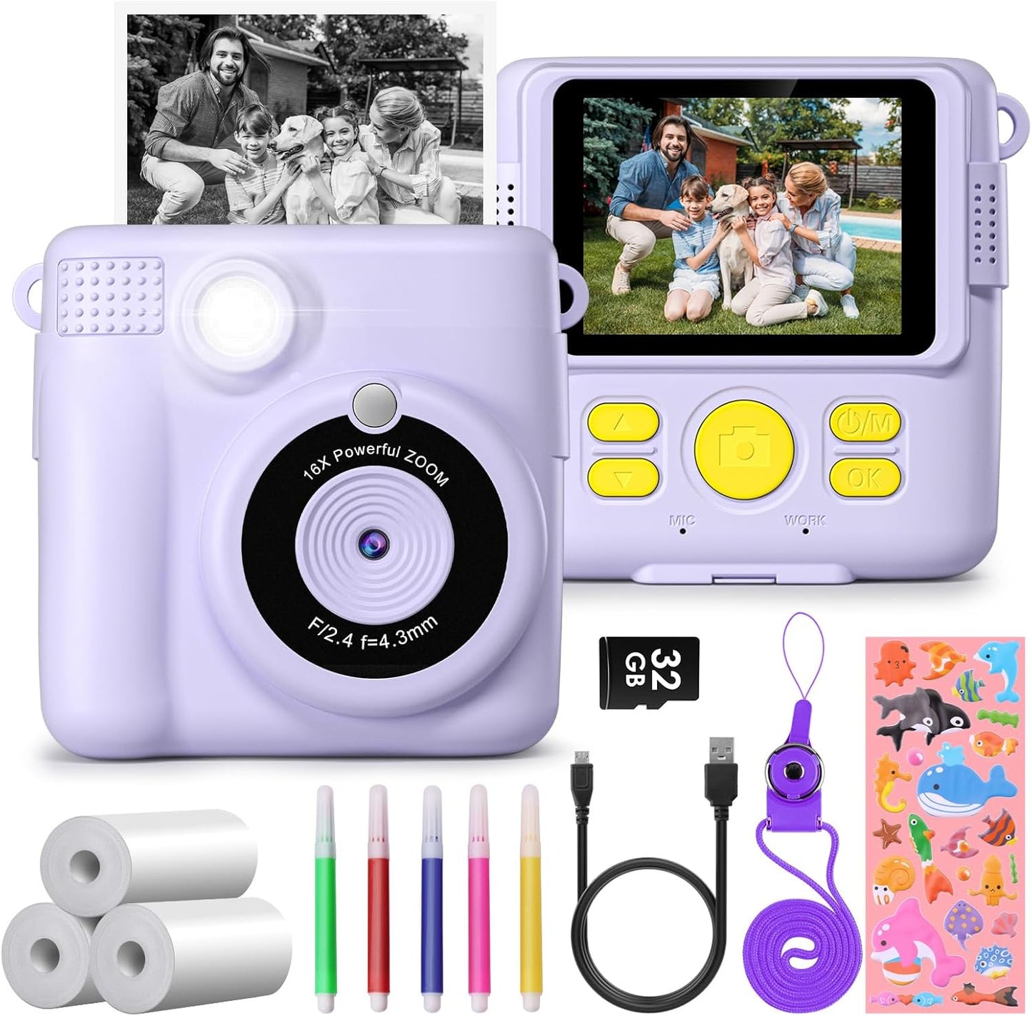 Kids Camera Instant Print for Creative Fun and Memories