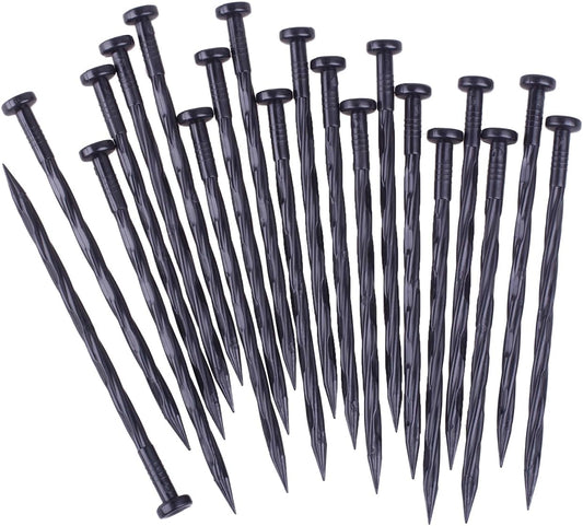 300PCS Spiral Landscape Anchoring Spikes for Garden Projects