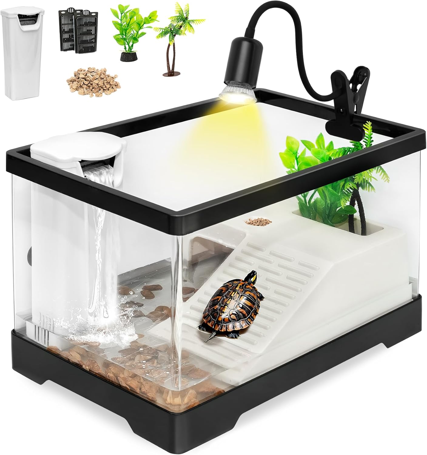 Turtle Tank Kit for Red Eared Slider and Aquatic Tortoises