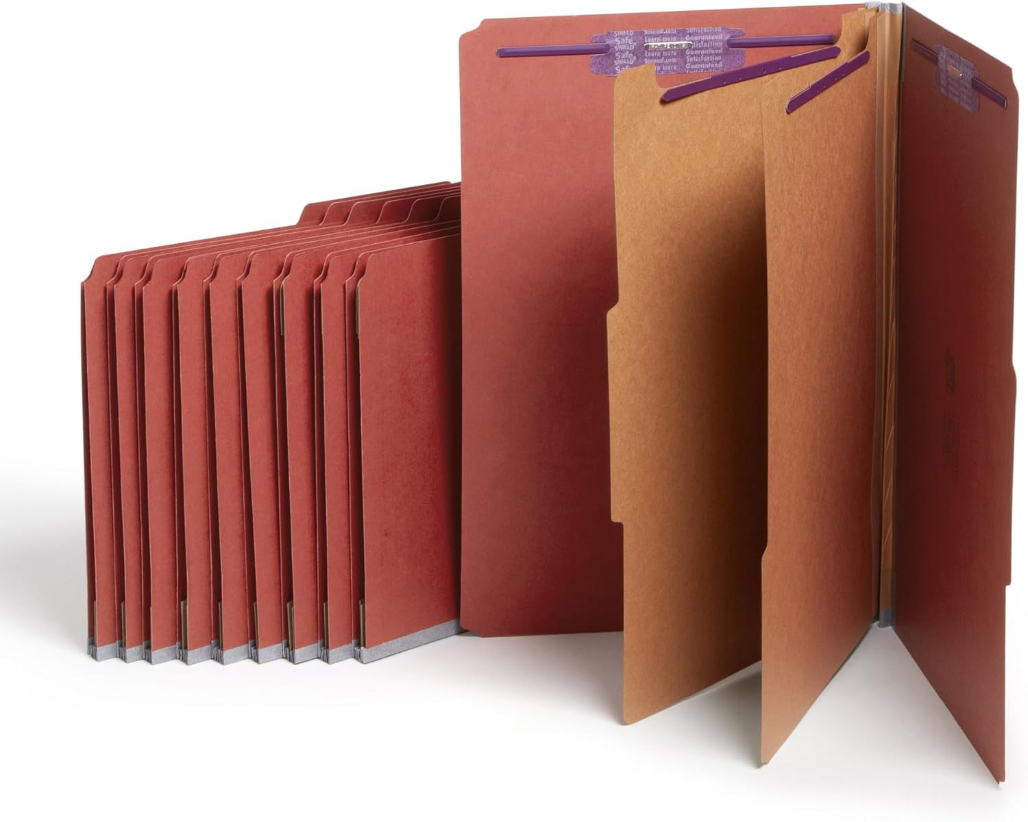 Smead Pressboard Legal Size File Folders with Fasteners