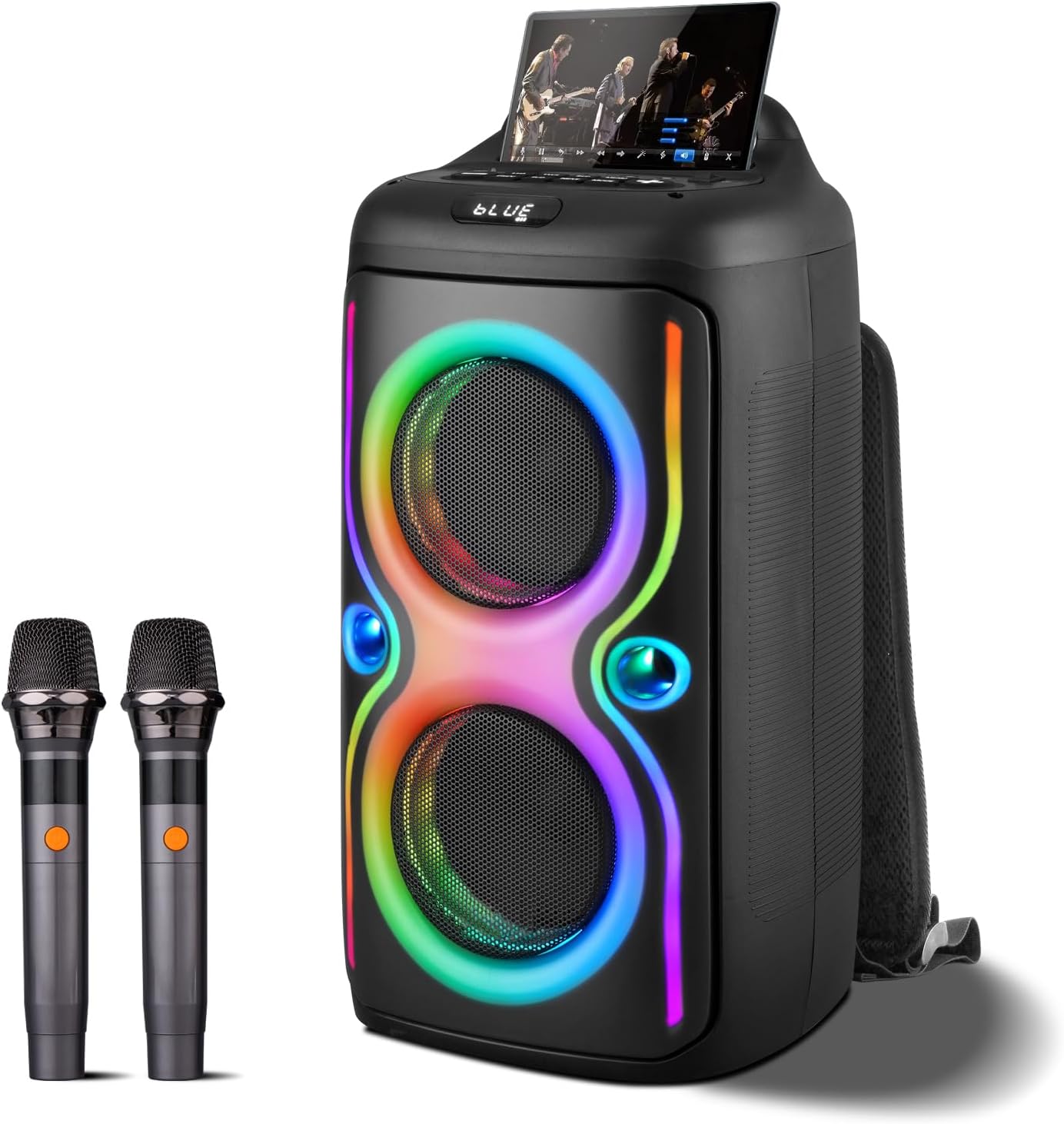 Karaoke Machine with 2 Wireless Microphones for Fun Gatherings
