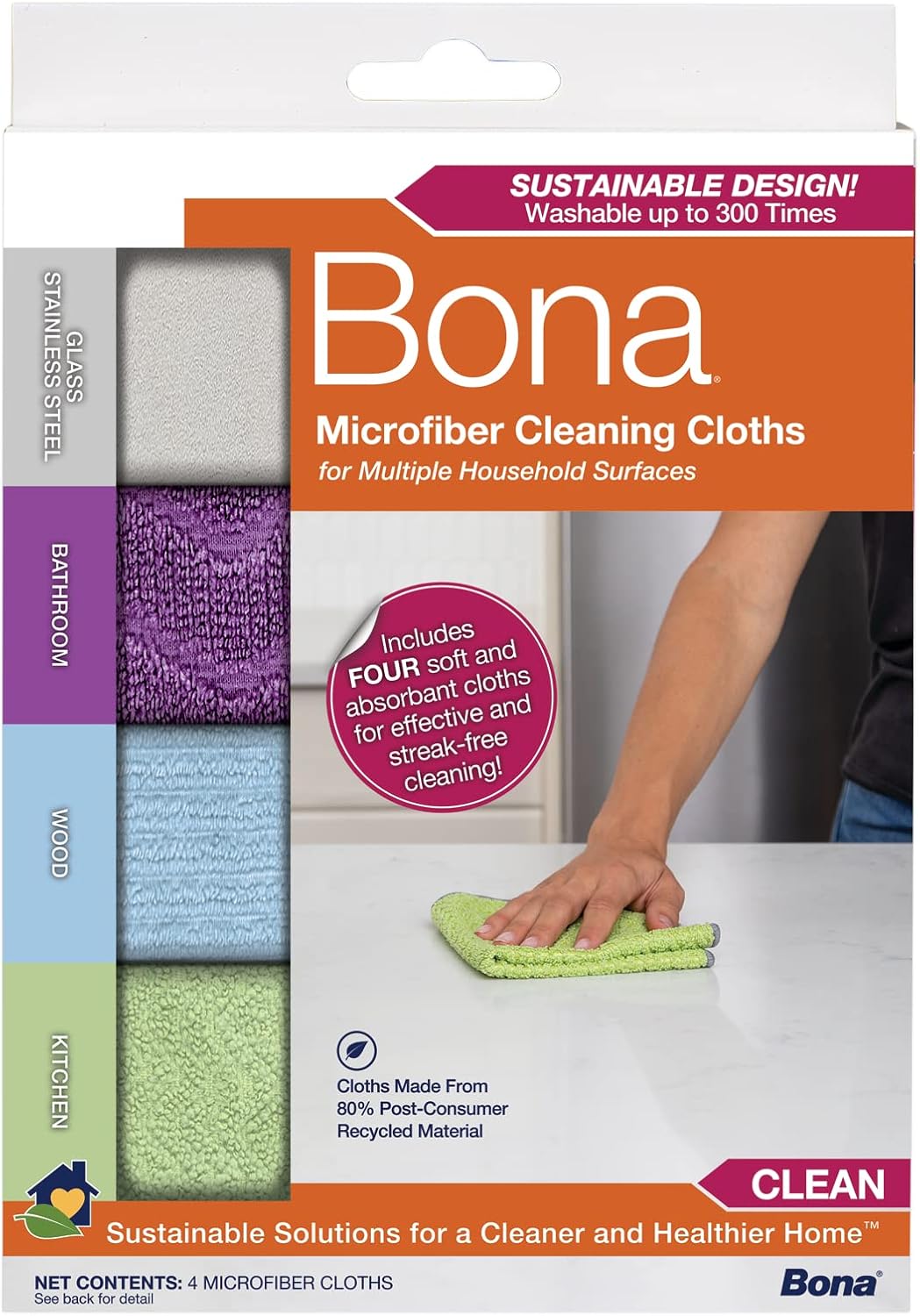 Effortless Shine: Bona Microfiber Multipack