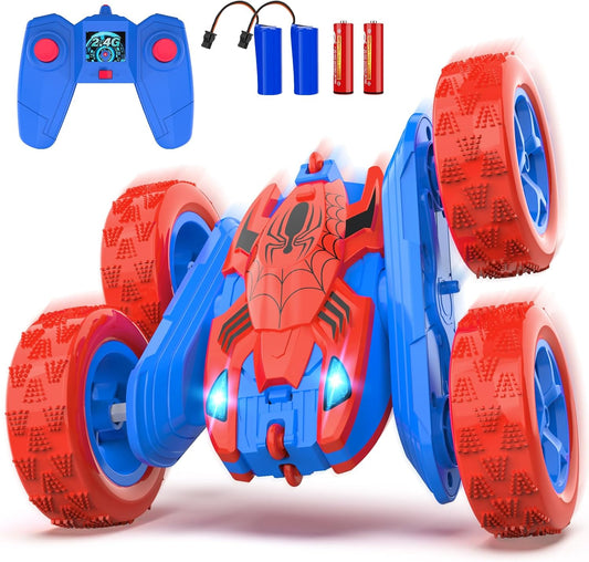 360 Stunt Spider RC Car for Kids - Rechargeable Fun!