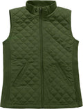 Bienzoe Women Quilted Casual Vest for Outdoors - Lightweight Packable