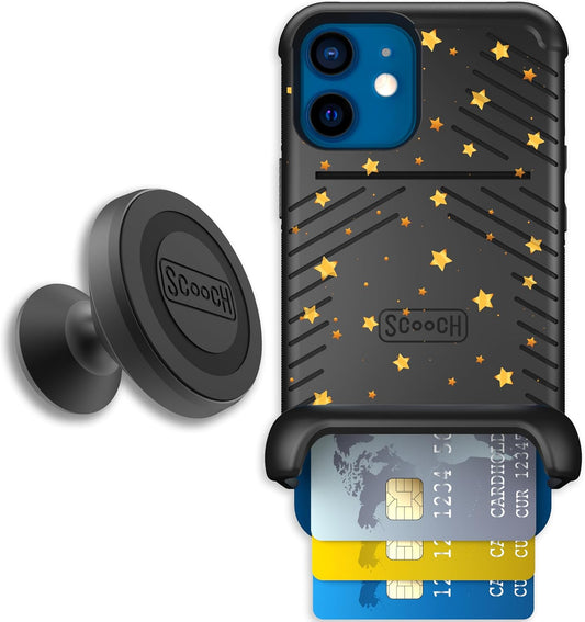Scooch iPhone 12 Mini Case with Card Holder and Kickstand