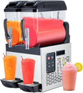GarveeTech 12L2 Dual Slushie Machine - Self-Cleaning for Restaurant & Home