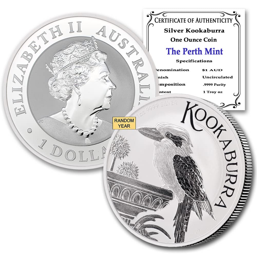 1990 - Present 1 oz Silver Kookaburra Coin Brilliant Uncirculated